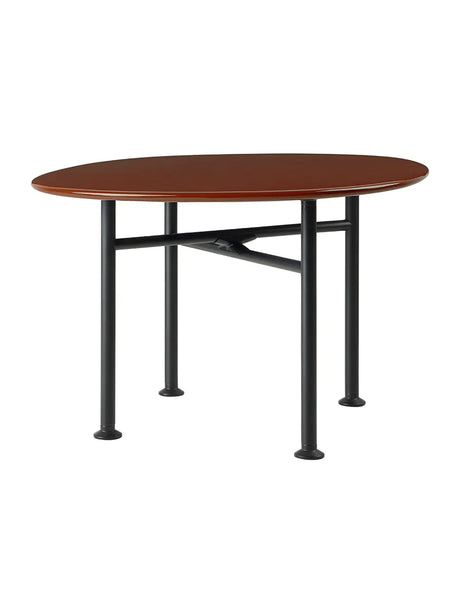 Carmel soffbord, stenröd i 60 x 60 cm från GUBI - Jacobsen Plus