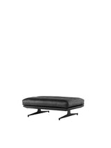 Inland AV32 Pouf från &Tradition - Noble Black læder - Jacobsen Plus