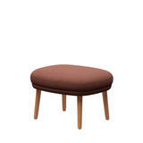 Ro Pall m. stomme i ek från Fritz Hansen - Christianshavn - 1132 Beige/Orange - Jacobsen Plus
