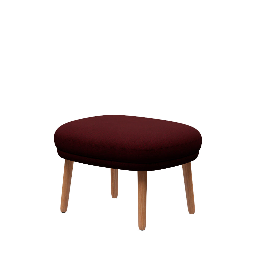Ro Pall m. stomme i ek från Fritz Hansen - Christianshavn - 1141 Red - Jacobsen Plus