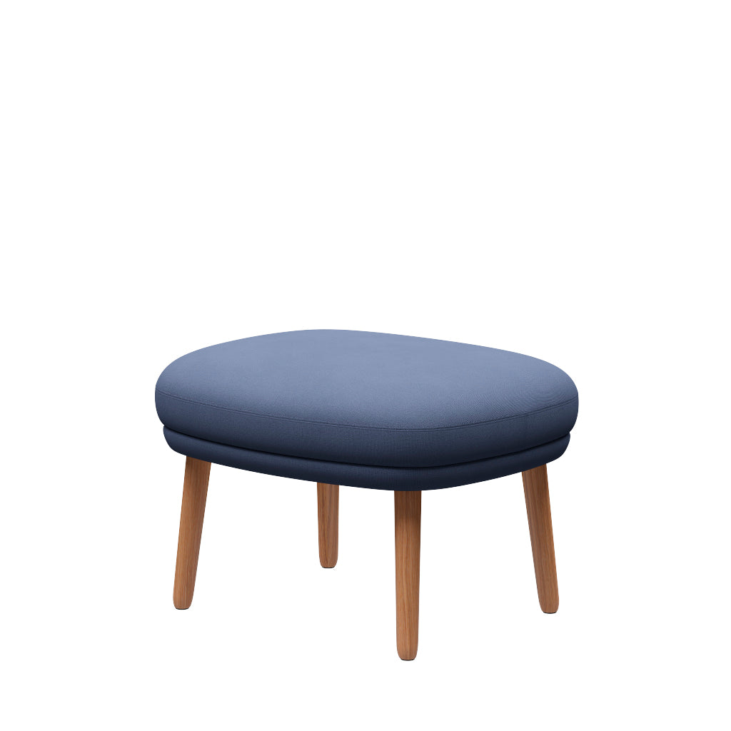 Ro Pall m. stomme i ek från Fritz Hansen - Christianshavn - 1151 Light Blue Uni - Jacobsen Plus