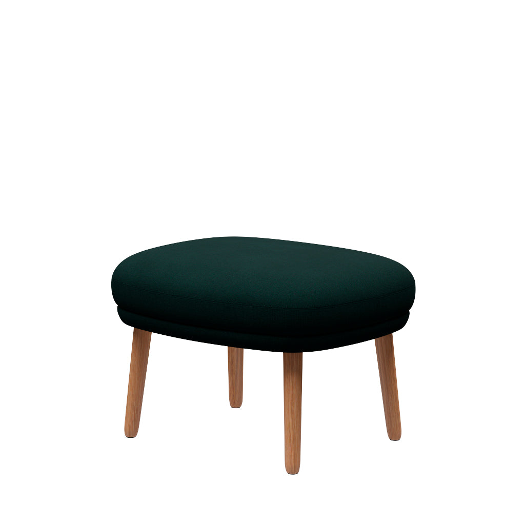 Ro Pall m. stomme i ek från Fritz Hansen - Christianshavn - 1161 Dark Green - Jacobsen Plus