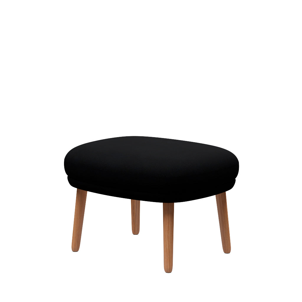 Ro Pall m. stomme i ek från Fritz Hansen - Christianshavn - 1175 Black Uni - Jacobsen Plus