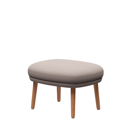 Fri Pall med stomme i ek från Fritz Hansen - Christianshavn - 1110 Yellow - Jacobsen Plus