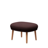 Fri Pall med stomme i ek från Fritz Hansen - Christianshavn - 1135 Blue/Orange - Jacobsen Plus