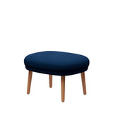 Fri Pall med stomme i ek från Fritz Hansen - Christianshavn - 1153 Blue Uni - Jacobsen Plus