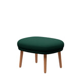 Fri Pall med stomme i ek från Fritz Hansen - Christianshavn - 1160 Dark Green Uni - Jacobsen Plus