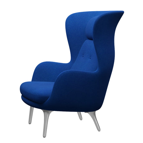 Ro Fåtölj med stomme i Aluminium från Fritz Hansen - Christianshavn - 1110 Yellow - Jacobsen Plus