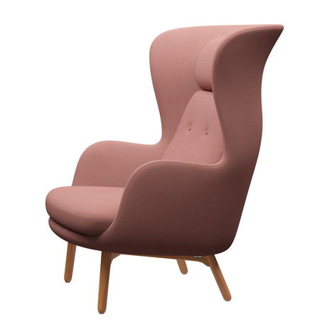 Ro Fåtölj med stomme i ek från Fritz Hansen - Christianshavn - 1110 Yellow - Jacobsen Plus
