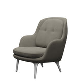 Fri Fåtölj med stativ i aluminium från Fritz Hansen - Hallingdal - 123 Beige - Jacobsen Plus