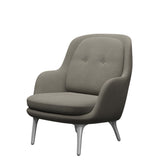 Fri Fåtölj med stativ i aluminium från Fritz Hansen - 2 - Jacobsen Plus