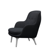 Fri Fåtölj med stativ i aluminium från Fritz Hansen - Hallingdal - 968 Purple/Green - Jacobsen Plus