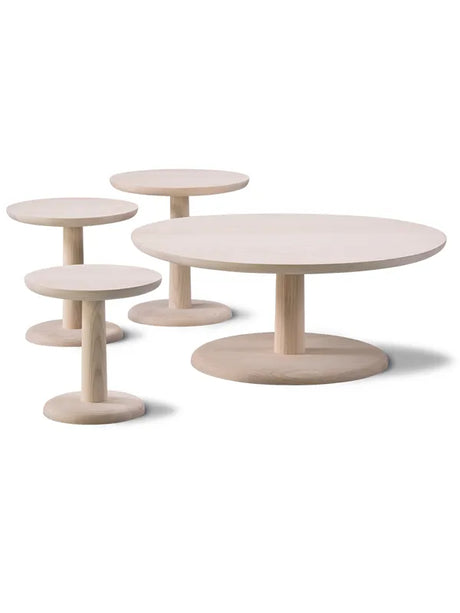 Pon Soffbord från Fredericia Furniture - Model 1280 - Ø35 / Ek lak - Jacobsen Plus