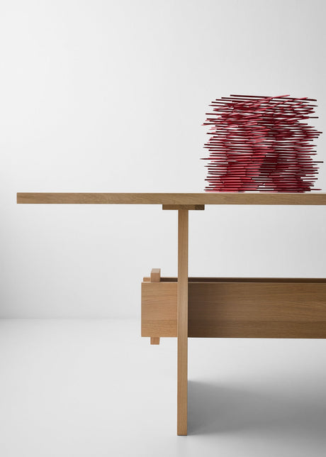 Jeppe Utzon Bord #2 från DK3 - Ek / 200 x 100 cm - Jacobsen Plus