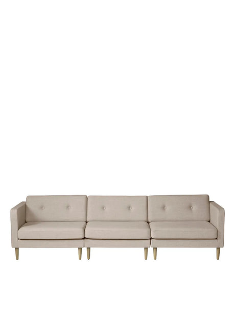 L42 Firhøj Soffa 3-sits, beige från FDB Møbler - Jacobsen Plus
