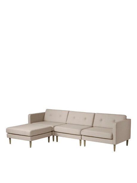 L42 Firhøj Soffa 3-sits med schäslong, beige från FDB Møbler - 4 - Jacobsen Plus