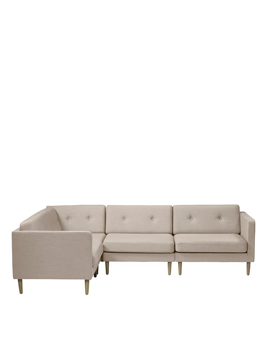 L42 Firhøj Hörnsoffa 4-sits, beige från FDB Møbler - 1 - Jacobsen Plus