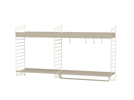 Köksbokhylla, paket A från String Furniture - Vit - vit - Jacobsen Plus