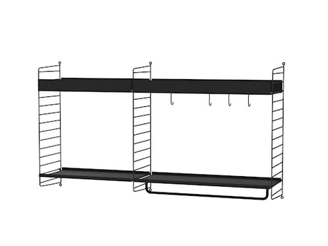 Köksbokhylla, paket A från String Furniture - Vit - vit - Jacobsen Plus