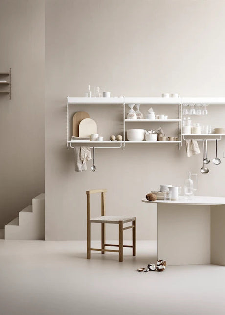 Köksbokhylla, paket A från String Furniture - Vit - vit - Jacobsen Plus