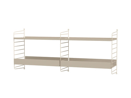 Köksbokhylla, paket B från String Furniture - Vit - vit - Jacobsen Plus
