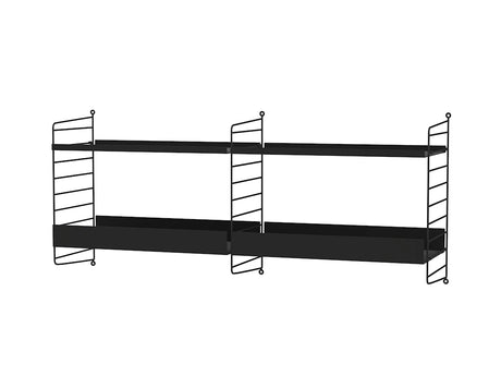 Köksbokhylla, paket B från String Furniture - Vit - vit - Jacobsen Plus