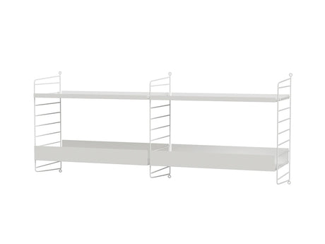 Köksbokhylla, paket B från String Furniture - Vit - vit - Jacobsen Plus