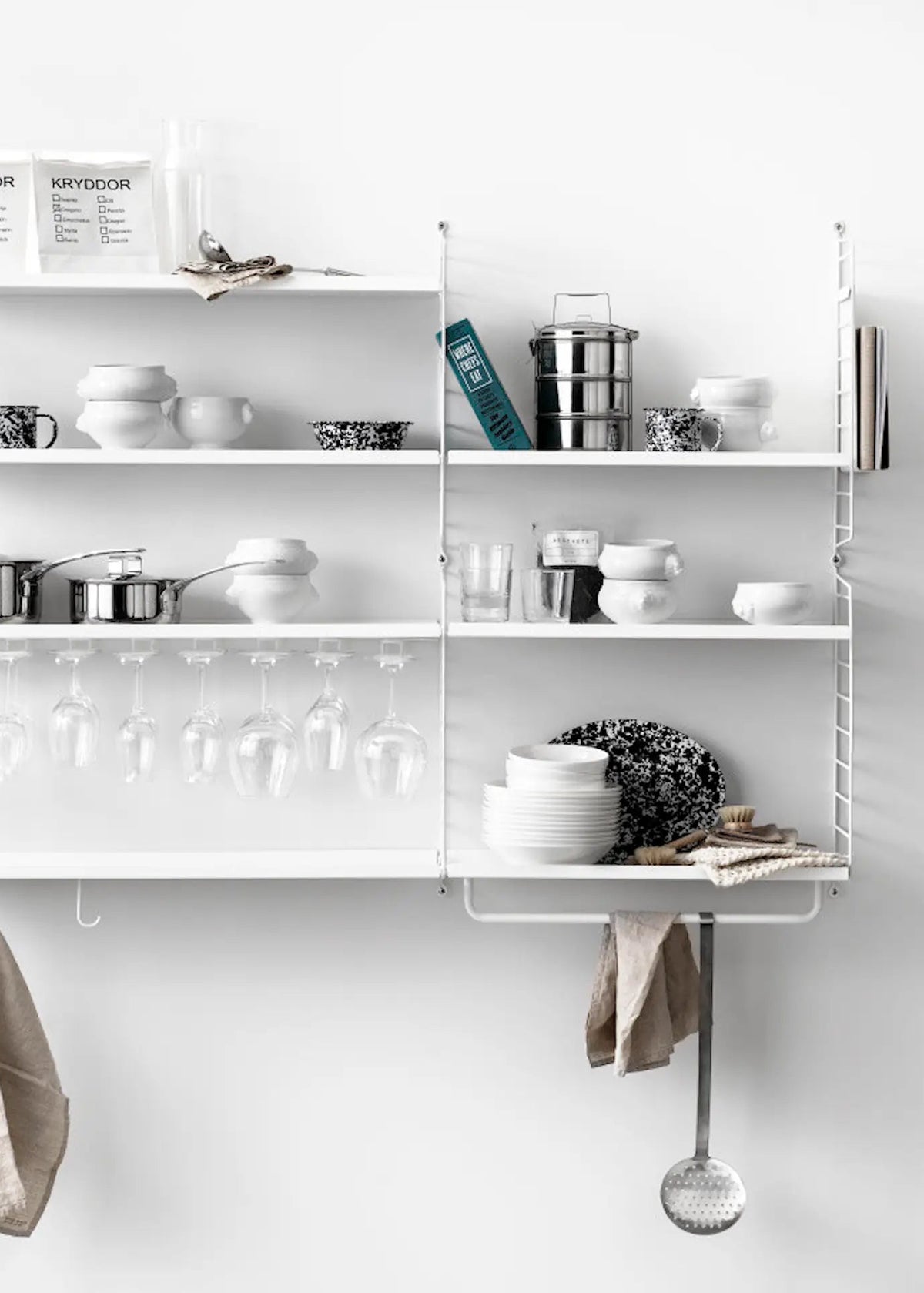 Köksbokhylla, paket D från String Furniture - 1 - Jacobsen Plus
