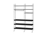 Köksbokhylla, paket F från String Furniture - Svart - svart - Jacobsen Plus