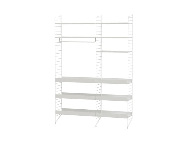 Köksbokhylla, paket F från String Furniture - Vit - vit - Jacobsen Plus