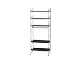 Köksbokhylla, paket G från String Furniture - Svart - svart - Jacobsen Plus