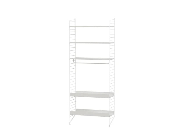 Köksbokhylla, paket G från String Furniture - Vit - vit - Jacobsen Plus