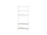 Köksbokhylla, paket G från String Furniture - Vit - vit - Jacobsen Plus