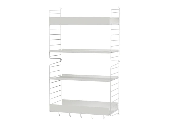 Köksbokhylla, paket H från String Furniture - Vit - vit - Jacobsen Plus