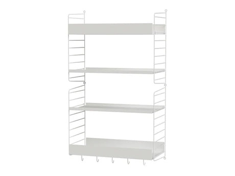 Köksbokhylla, paket H från String Furniture - Vit - vit - Jacobsen Plus
