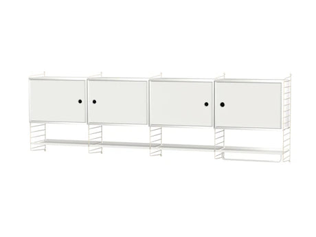 Köksbokhylla, paket K från String Furniture - Vit - vit - Jacobsen Plus