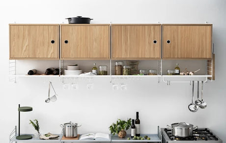 Köksbokhylla, paket K från String Furniture - Vit - vit - Jacobsen Plus