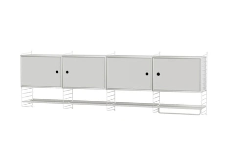Köksbokhylla, paket K från String Furniture - Vit - vit - Jacobsen Plus