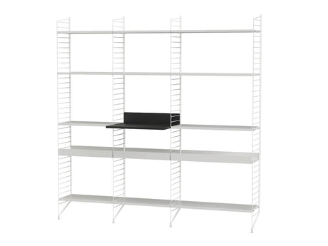 Köksbokhylla, paket L från String Furniture - Vit - vit - Jacobsen Plus