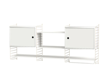 Köksbokhylla, paket M från String Furniture - Vit - vit - Jacobsen Plus