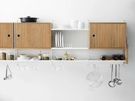 Köksbokhylla, paket M från String Furniture - Vit - vit - Jacobsen Plus