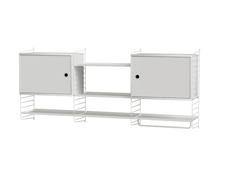 Köksbokhylla, paket M från String Furniture - Vit - vit - Jacobsen Plus