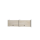 Köksbokhylla, paket N från String Furniture - Svart - ask - Jacobsen Plus