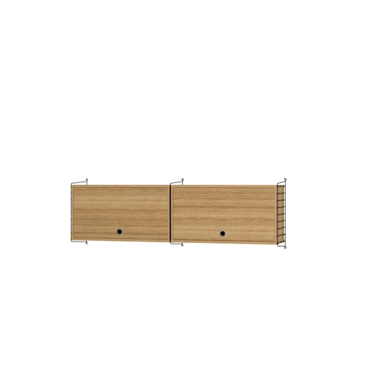 Köksbokhylla, paket N från String Furniture - Svart - eg - Jacobsen Plus