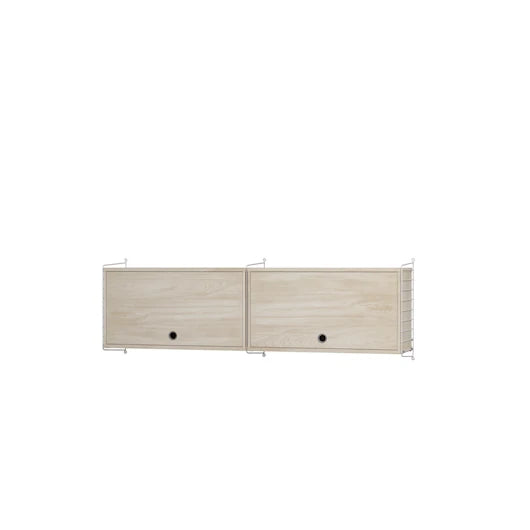 Köksbokhylla, paket N från String Furniture - Vit - ask - Jacobsen Plus