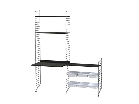 Barnrum, paket E från String Furniture - Vit - vit - Jacobsen Plus