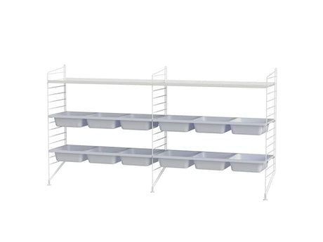 Barnrum, paket F från String Furniture - Vit - vit - Jacobsen Plus