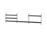 Barnrum, bundle H från String Furniture - Svart - svart ask - Jacobsen Plus