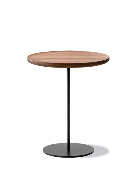 Pal Bord Ø44 från Fredericia Furniture - H: 38 cm / Ek ljus olie / Svart - Jacobsen Plus