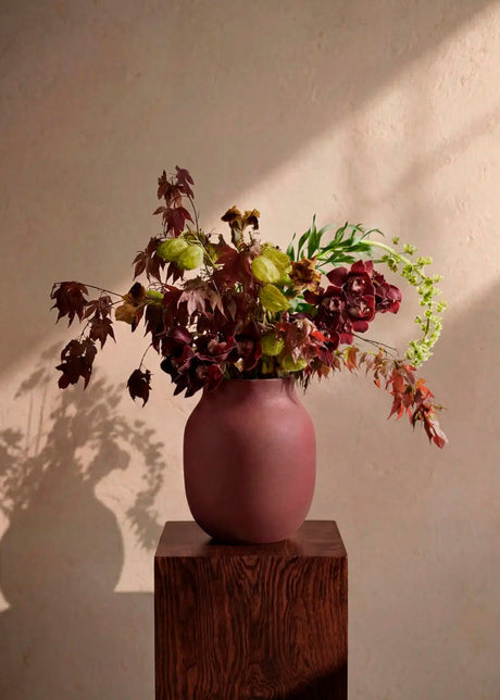 Kähler - Studio Omaggio Vas, bordeaux - H20 cm - Jacobsen Plus